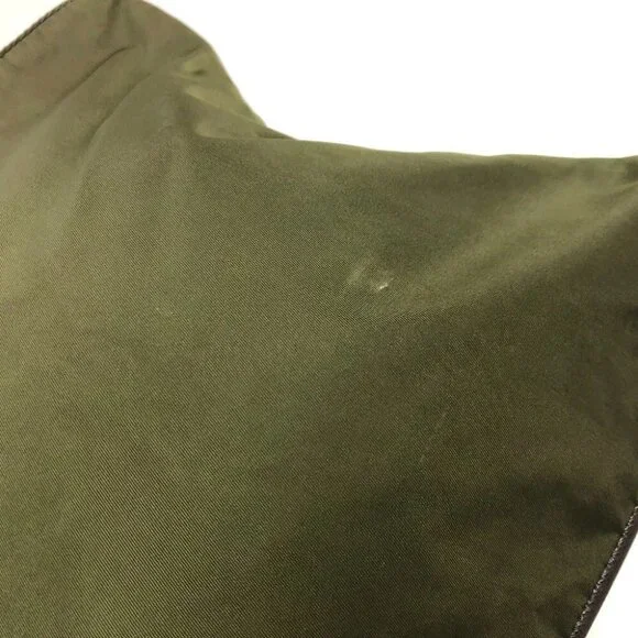 PRADA Triangle logo Crossbody Shoulder Bag Nylon khaki/SilverHardware - Picture 4 of 12